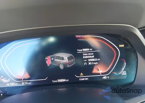 2020 BMW X7 xDrive40I from USA, damaged, VIN 5UXCW2C03L0E74789